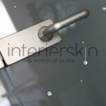 Jednokrídlové sklenené dvere
