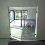 Dvojkrídlové sklenené dvere